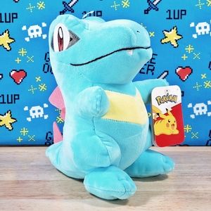 Pokemon Toys Jazwares Pokemon Totodile 1 Ultrasoft Stuffed Collectible Nintendo Plush Nwt Poshmark
